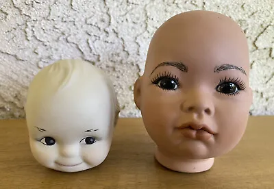 $19.95 • Buy 2pcs - Val Shelton 1991 Little Fawn Doll Head & Alta '90 Baby Doll Head