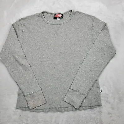 Mambo Shirt Mens Extra Large Grey Australia Thermal Waffle Knit Basic Adult XL* • $19.99