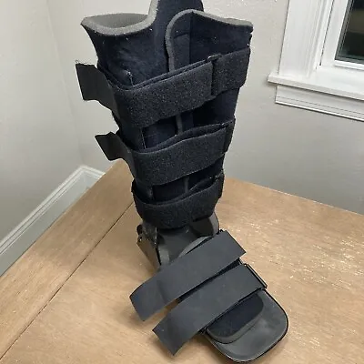 BREG Walking Boot Medical High Top Metal Ankle Surgery Brace Size (L) Large • $22.49