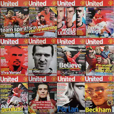 £4.95 • Buy Manchester United Football Club Magazine Complete Issues - Various Multi Choice