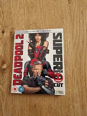 Deadpool 2 4K Ultra HD + Blu-ray Super Duper Cut New Unwatched Not Sealed • £6.50