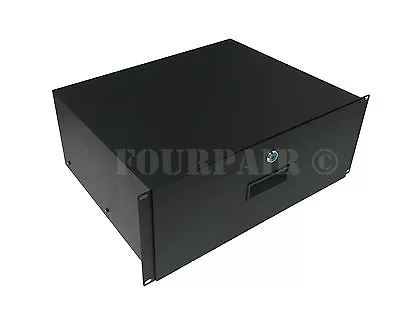 4 Space 4U Rack Mount 19  Drawer Locking DJ Rack Gear Audio Road Case IT Network • $75.95