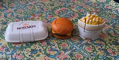 1988 McDonalds Happy Meal Toys Changeable Transformers Food Lot Of 3 • $12