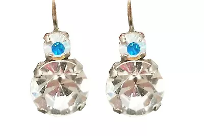 Mariana Crystal Earrings Large Clear (E-10376 001) • $53.56