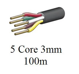 $259 • Buy TYCAB 5 Core 3mm 100 Metre Automotive Cable Wire 10amp Car Truck Trailer Caravan
