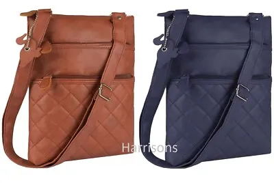 *offer 3 Bags For £10* Ladies Crossbody Slim Handbag Travel Work Organiser Bag • £8.99