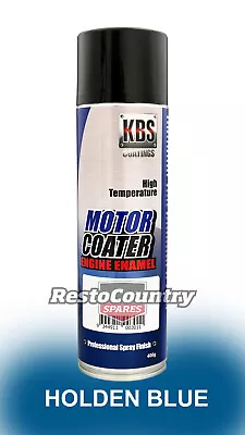 KBS Motor Coater Engine Enamel Aerosol 400gm HOLDEN BLUE WB Commodore VC High Te • $39.50