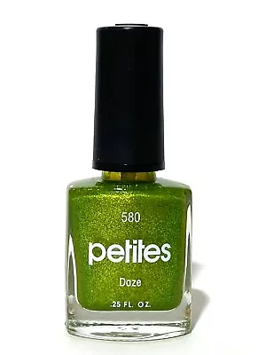 580 CQ NAIL POLISH Daze Metallic Lime Green Glitter Lacquer • $2.99