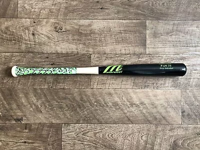 Marucci Handcrafted Papi 34 Pro Model Wood Bat 31  Black/Light • $59