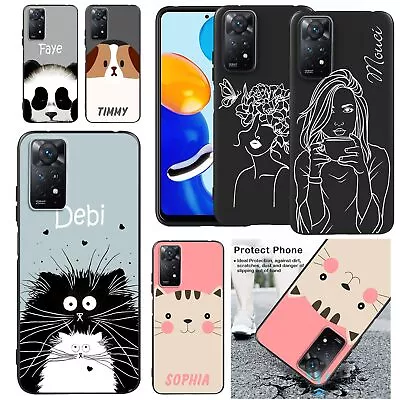 Case For Xiaomi Redmi Note 11 12 10 Poco M4 Cartoon Gel Personalised Phone Cover • £5.15