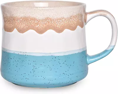 Large Ceramic Coffee Mug Big Tea Cup 7 Colors To Choose 21 Oz Dishwasher And • $25.05