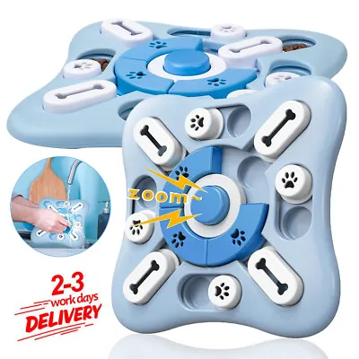 Interactive Dog Puzzle Toys Treat Food Puzzle Game For Dog Mental Stimulation UK • £12.89