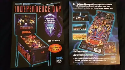 1x Independence Day - Sega - ORIGINAL NOS Promotional Advertising Flyer • $6.52