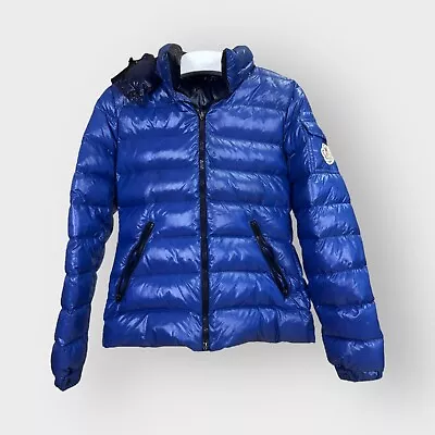 Authentic Moncler Jacket Bady Blue Pocket Patch Size 3 • $245