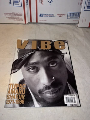 $79.99 • Buy Vintage Vibe Magazine November 1996 Tupac Shakur 2pac Cover Issue Rip Tupac Rare