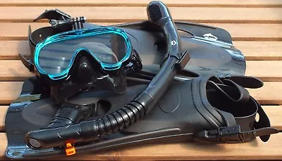 $57.95 • Buy GoPro Snorkeling Diving Set WIL-SS-32A With GoPro Mask - Dry Snorkel - Fins 