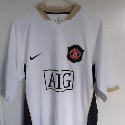 Manchester United Player Issue Official  CHAMPIONS LEAGUE  AWAY SHIRT  2006/07 • £350
