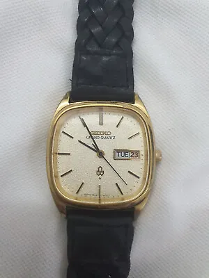 Vintage Seiko Grand Quartz 4843-5100 Stardust Dial SGP Adjusted To Temperature • $120