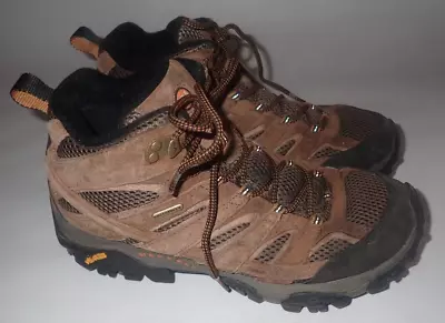 Men’s Size 10 Merrell Moab 3 Mid Waterproof Hiking Boots J06501 Brown • $34.99
