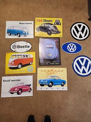 Volkswagen Tin Sign Lot Of 10! • $30