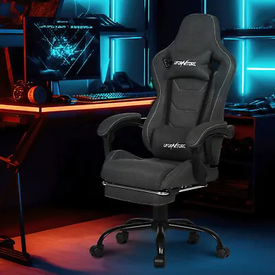 Ufurniture Gaming Chair Ergonomic Racing Footrest Seat Executive Office Chair • $161.98