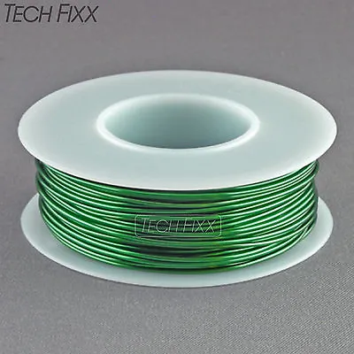 Magnet Wire 18 Gauge AWG Enameled Copper 50 Feet Coil Winding And Crafts Green • $12.75
