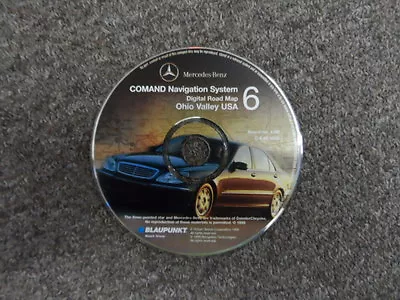 1999 Mercedes Benz COMAND NAV System Ohio Valley Digital Road Map CD#6 • $17.95