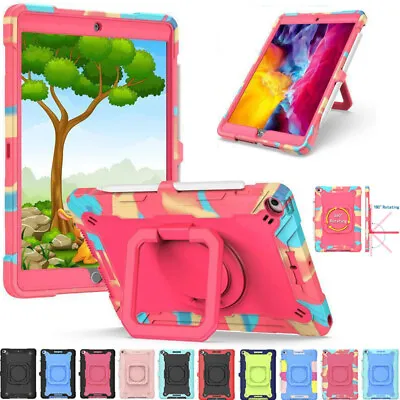 For IPad 7/8/9th Gen Air 4 5 Pro 11 Heavy Duty Shockproof Armor Stand Case Cover • $31.99