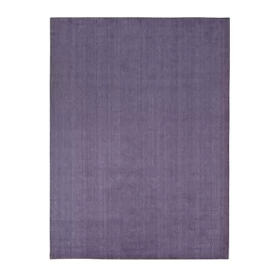 6'1 X9' Liserian Purple Pure Wool Tone On Tone Hand Loomed Rug R80987 • $204.30
