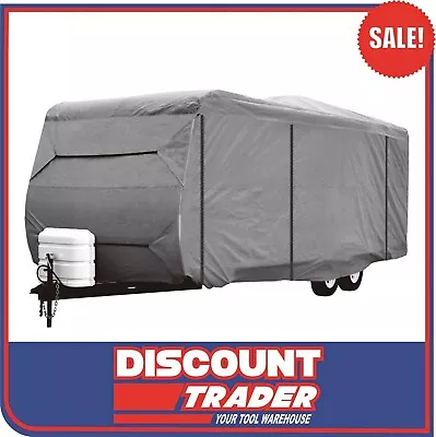 Premier PPCC20 Platinum Caravan Cover 18ft – 20ft RV Stabilized 160gsm 4 Layer • $439