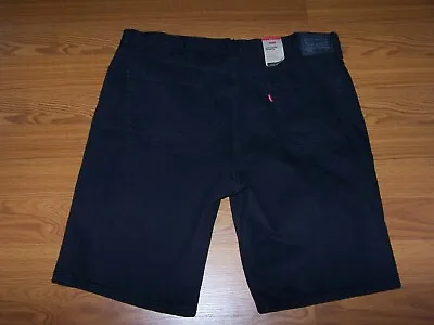 Size 44 Mens Loose Levi's Jean Shorts 469 Levi Strauss (Black) • $29.99