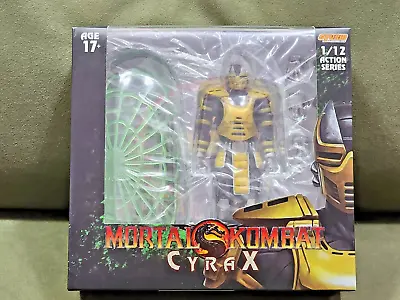 *RARE* Storm Collectibles Mortal Kombat CYRAX 1/12 Scale Action Figure • $189