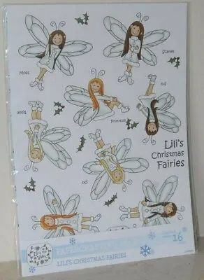 Lili Of The Valley Crafting Kit Christmas Fairies Make 16 Cards + Backing Papers • £11.99