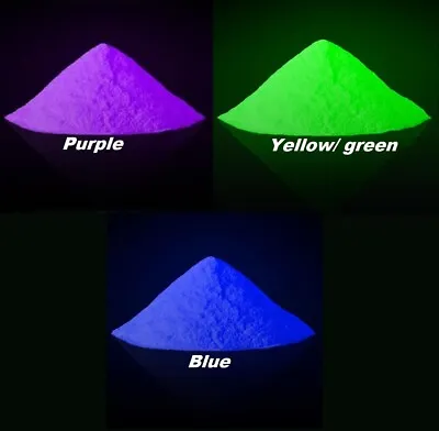 High Quality Glow In The Dark Pigment Powder For PaintNailArtCrafts Acrylic • £2.99