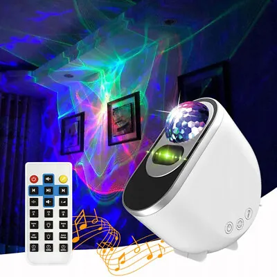 Galaxy Starry Night Light Projector Ocean Star Sky Party Baby Kids Room LED Lamp • £27.89