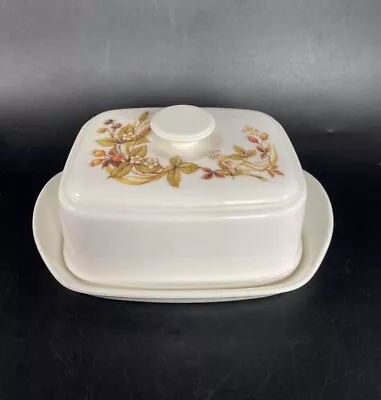 Marks And Spencer  Harvest  Melamine Butter Dish & Cover M&S • £5.74