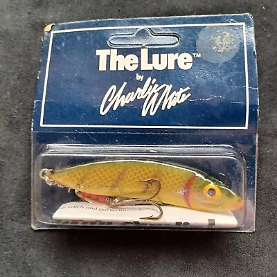 Vintage    The Lure   By Charlie White  Fishing Lure NOS Collectible • $18