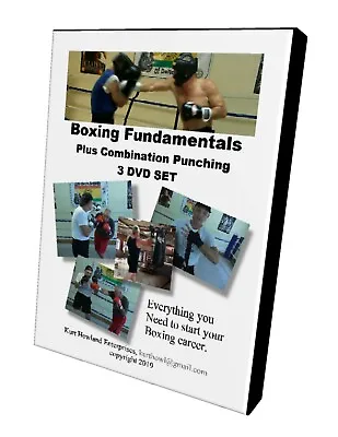  BOXING INSTRUCTIONAL 3 DVD SET Includes Combination Punching For Boxing & MMA • $32.95