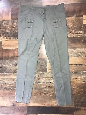 Freestyle Revolution Pants Linen Mix Size 9 Gray • $14.99