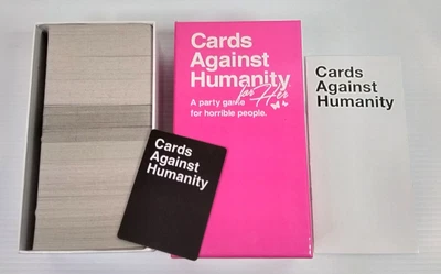 $35 • Buy Cards Against Humanity For Her LIMITED EDITION PINK (Like New) PARTY GAME