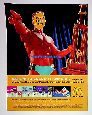 McDonald's Monopoly Game 2003 Trade Print Magazine Ad Poster ADVERT • $9.99