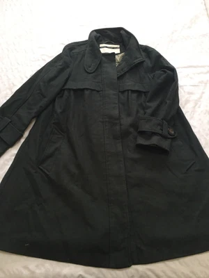 £14.50 • Buy Topshop Womens Dark Green/grey Swing Coat Size 10/12