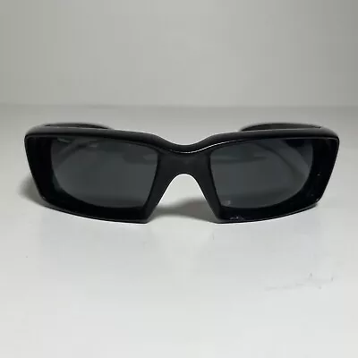 Smith Syndicate Sunglasses Matte Black Frames Black Rectangle Lens W/ Case • $55.99