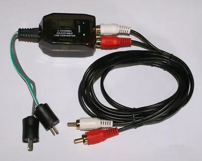   Bang Olufsen Tandberg Speaker 2pin DIN To RCA Preamp Or Subwoofer Out Adapter • $33.99