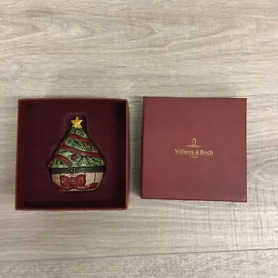 Villeroy & Boch Winter Christmas Tree Ornament Tannenbaum B138 • $24.99