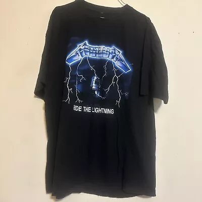 Metallica Ride The Lightning Shirt Slayer Black Sabbath Crowbar Thrash Metal 2XL • $20