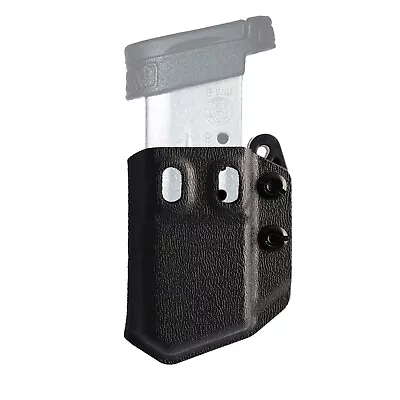 Universal Stack Mag Fits S&W M&P Shield Magazine Carrier IWB / OWB Kydex Holster • $13.99