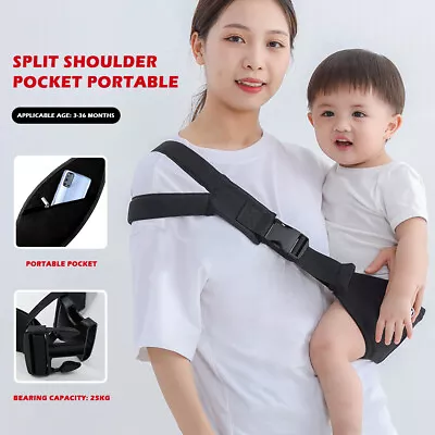 One Shoulder Labor-Saving Baby Carrier Portable Sling Baby Wraps Strap Flein • £12.59