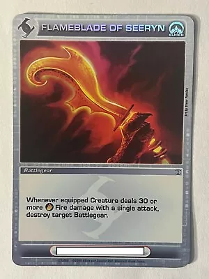 $29.99 • Buy Chaotic 133/200 Flameblade Of Seeryn Super Rare Holo Foil Battlegear Card