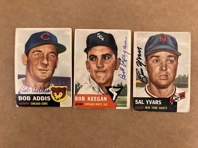 Bob Keegan  Autographed Signed 1953 Topps  Card With COA • $16.40